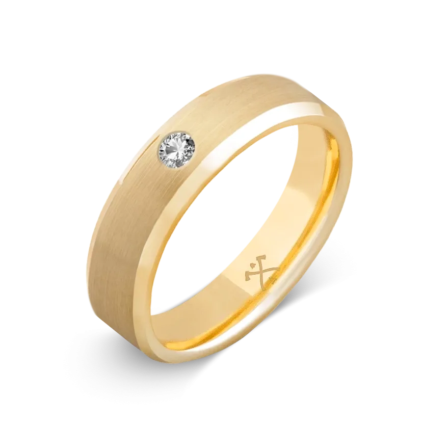 10K Yellow Gold with Stone - Build Your Own Band