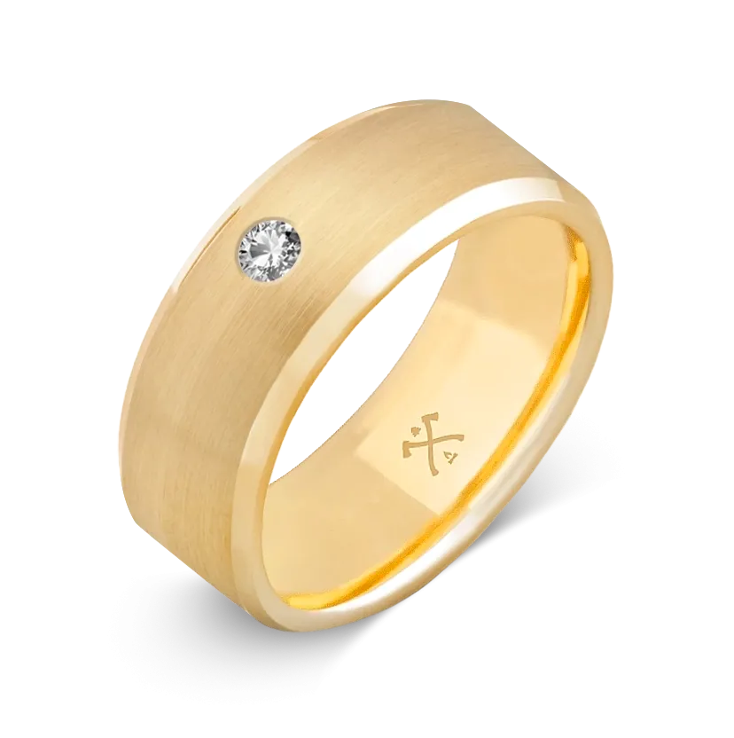 10K Yellow Gold with Stone - Build Your Own Band