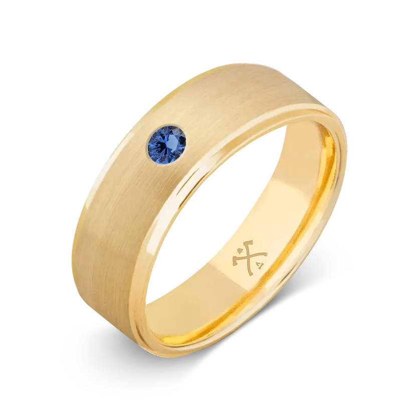 10K Yellow Gold with Stone - Build Your Own Band