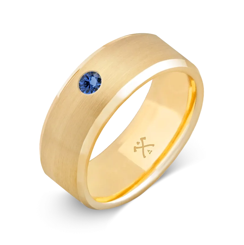 10K Yellow Gold with Stone - Build Your Own Band