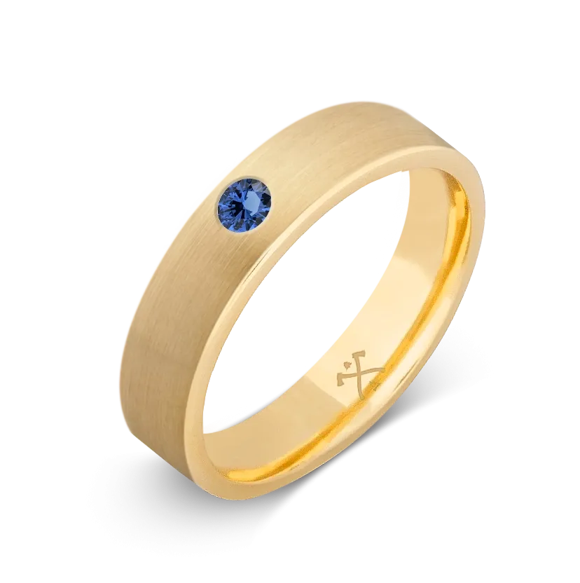 10K Yellow Gold with Stone - Build Your Own Band