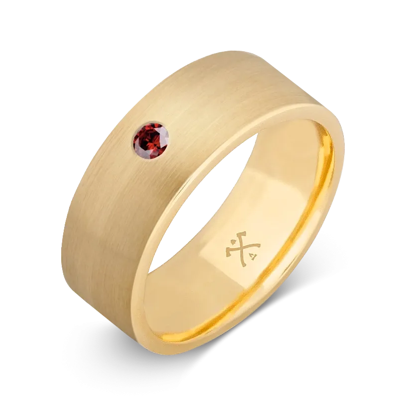 10K Yellow Gold with Stone - Build Your Own Band