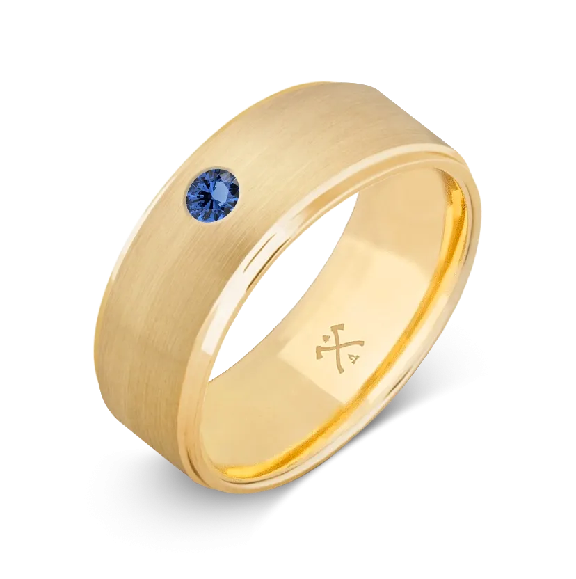 10K Yellow Gold with Stone - Build Your Own Band