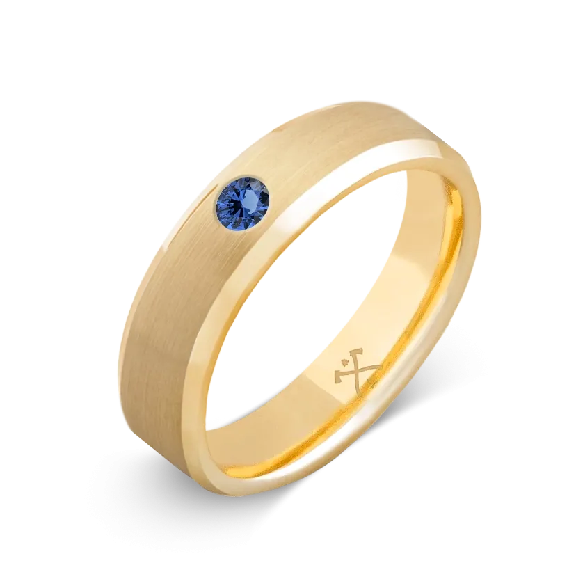 10K Yellow Gold with Stone - Build Your Own Band