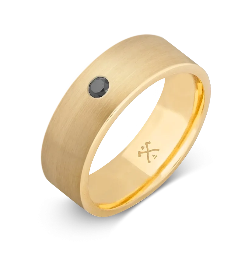 10K Yellow Gold with Stone - Build Your Own Band