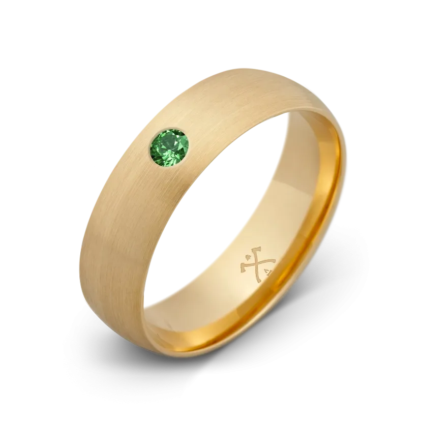 10K Yellow Gold with Stone - Build Your Own Band