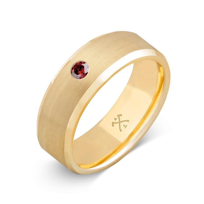 10K Yellow Gold with Stone - Build Your Own Band