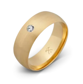 10K Yellow Gold with Stone - Build Your Own Band