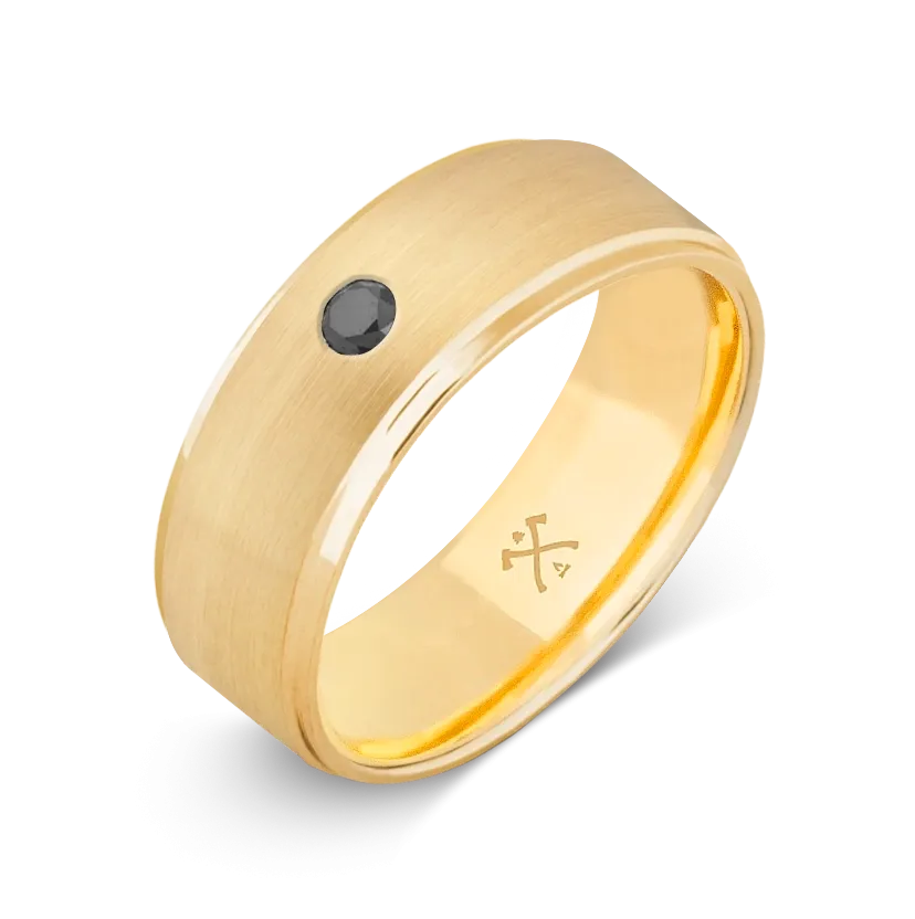 10K Yellow Gold with Stone - Build Your Own Band