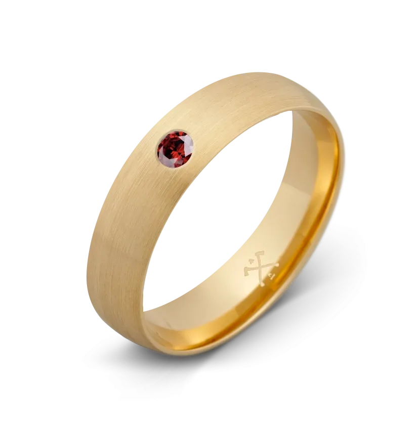 10K Yellow Gold with Stone - Build Your Own Band