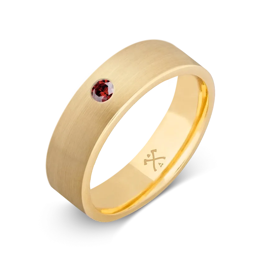 10K Yellow Gold with Stone - Build Your Own Band