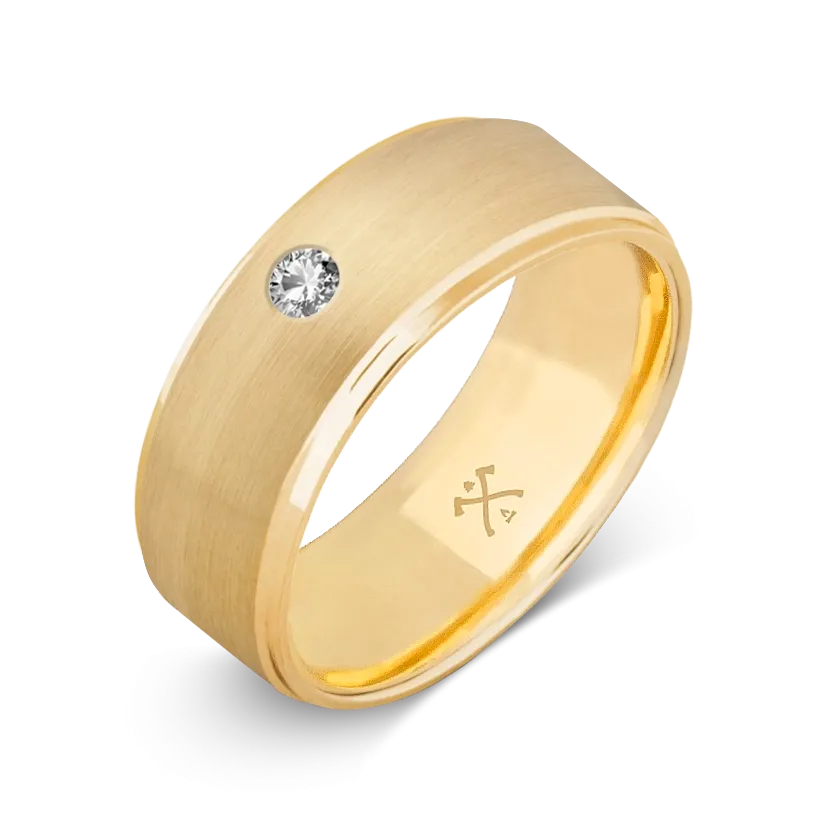 10K Yellow Gold with Stone - Build Your Own Band