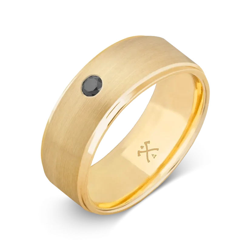 10K Yellow Gold with Stone - Build Your Own Band