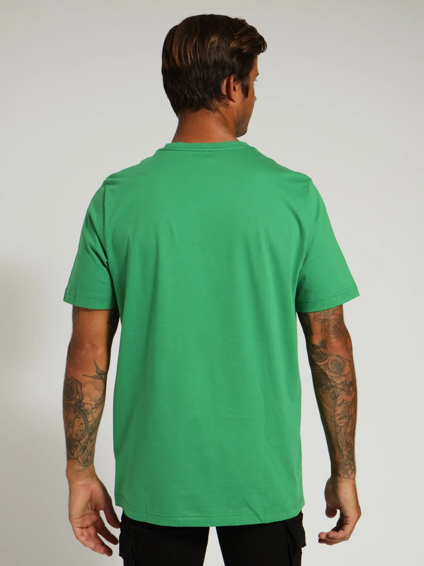 2 Colour Logo Tee - Green