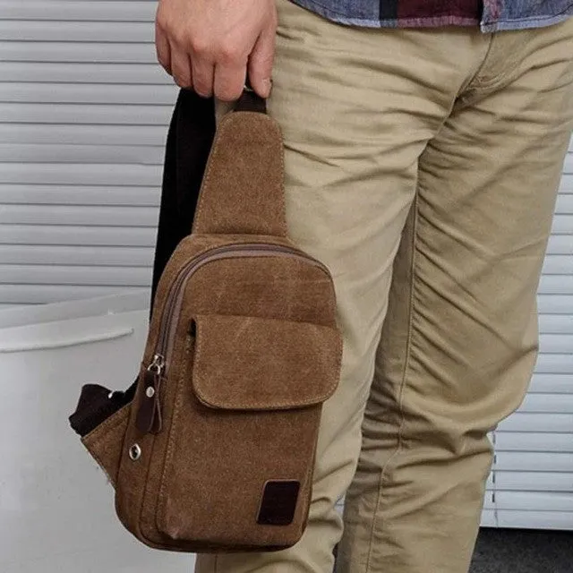 2016 Men Backpack Waist Bag With Strap Multifunction Leg Bag Canvas Backpacks Fanny Pack Travel