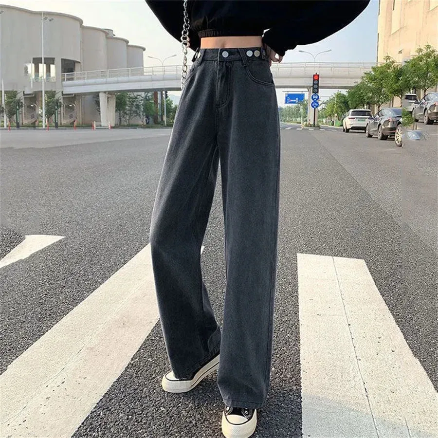 2024 Slim Denim Trousers for Spring Autumn Stretch Jeans Woman