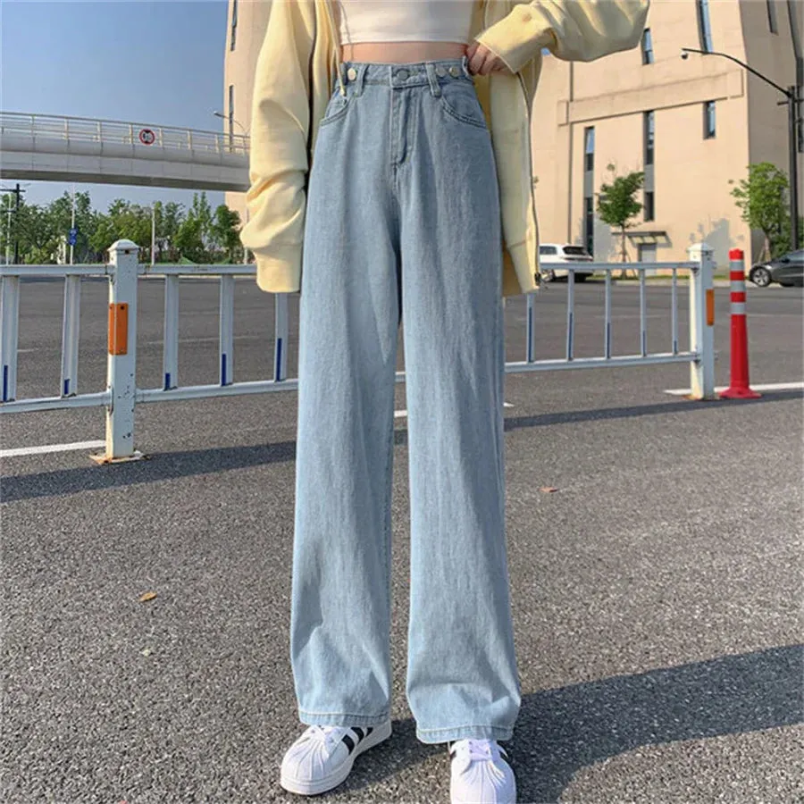 2024 Slim Denim Trousers for Spring Autumn Stretch Jeans Woman