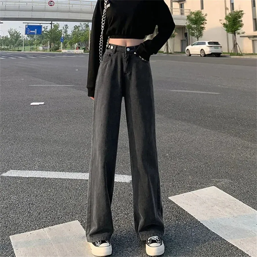 2024 Slim Denim Trousers for Spring Autumn Stretch Jeans Woman