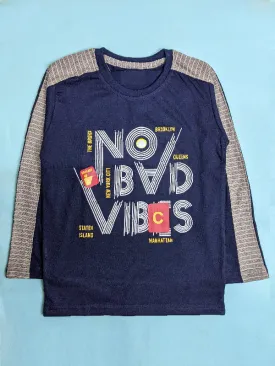 2Yrs - 10Yrs NBV Blue T-Shirt For Boys SK BTS11