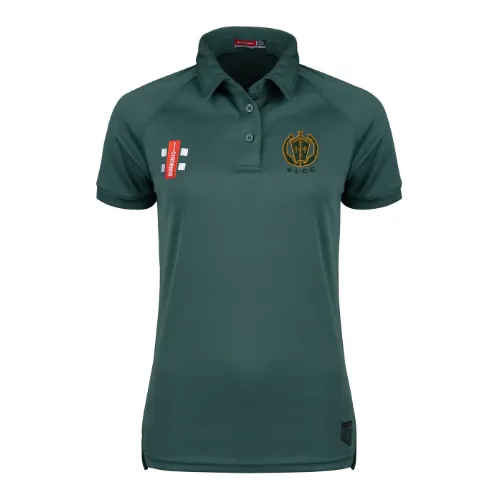 Abbots Langley CC  Adult's Green Matrix V2 S/S Polo Shirt-Senior