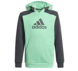 adidas BOS Hoodie - Boys - Semi Screaming Green/Carbon