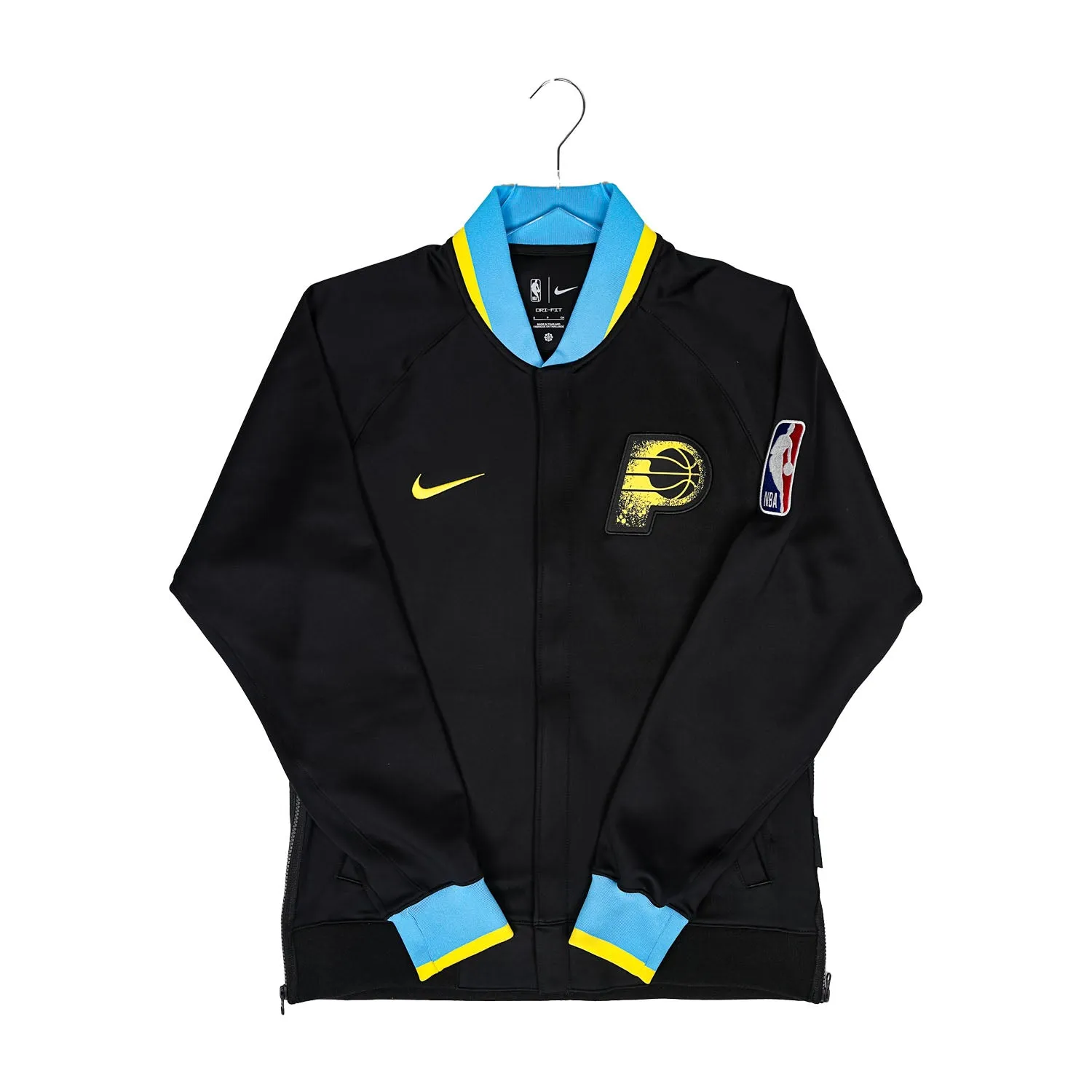 Adult Indiana Pacers 23-24' CITY EDITION Showtime Full-zip Jacket in Black by Nike