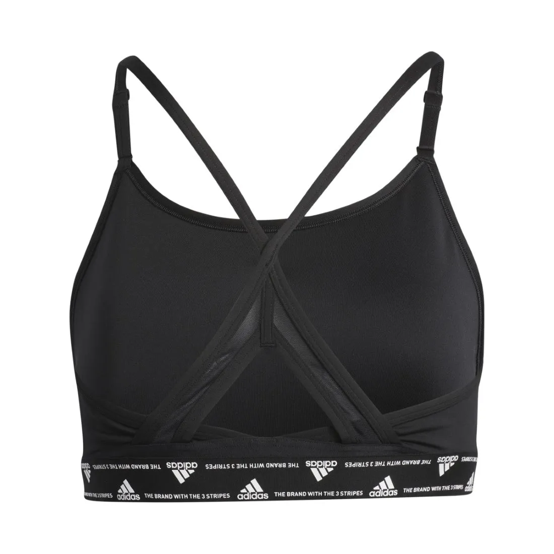 Aeroreact Training Light-Support 3-Stripes Bra (Plus Size)