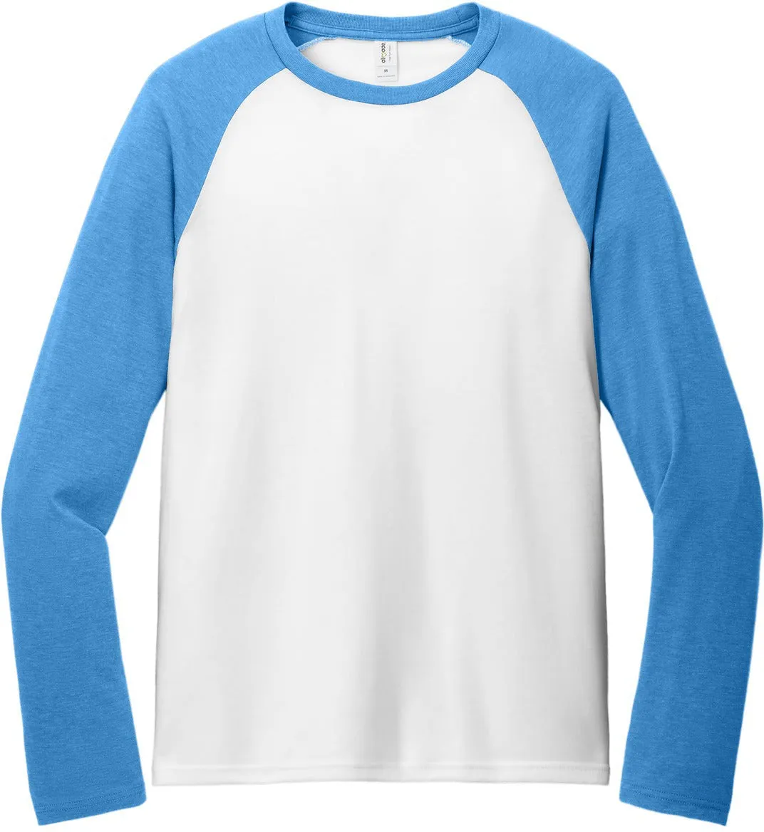 Allmade Unisex Tri-Blend Long Sleeve Colorblock Raglan