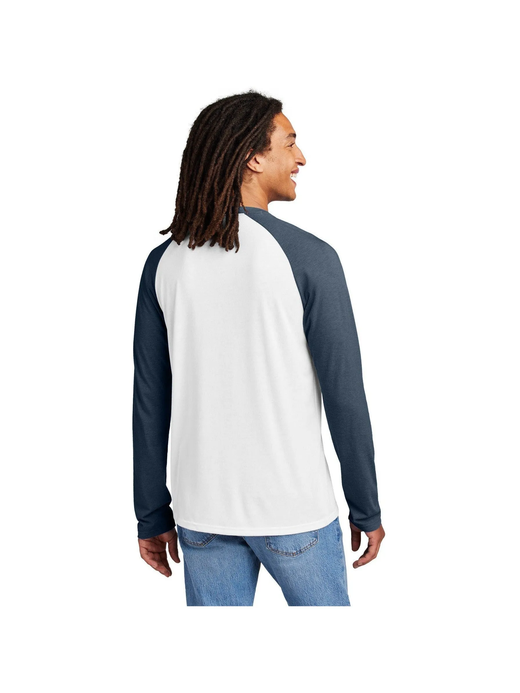 Allmade Unisex Tri-Blend Long Sleeve Colorblock Raglan