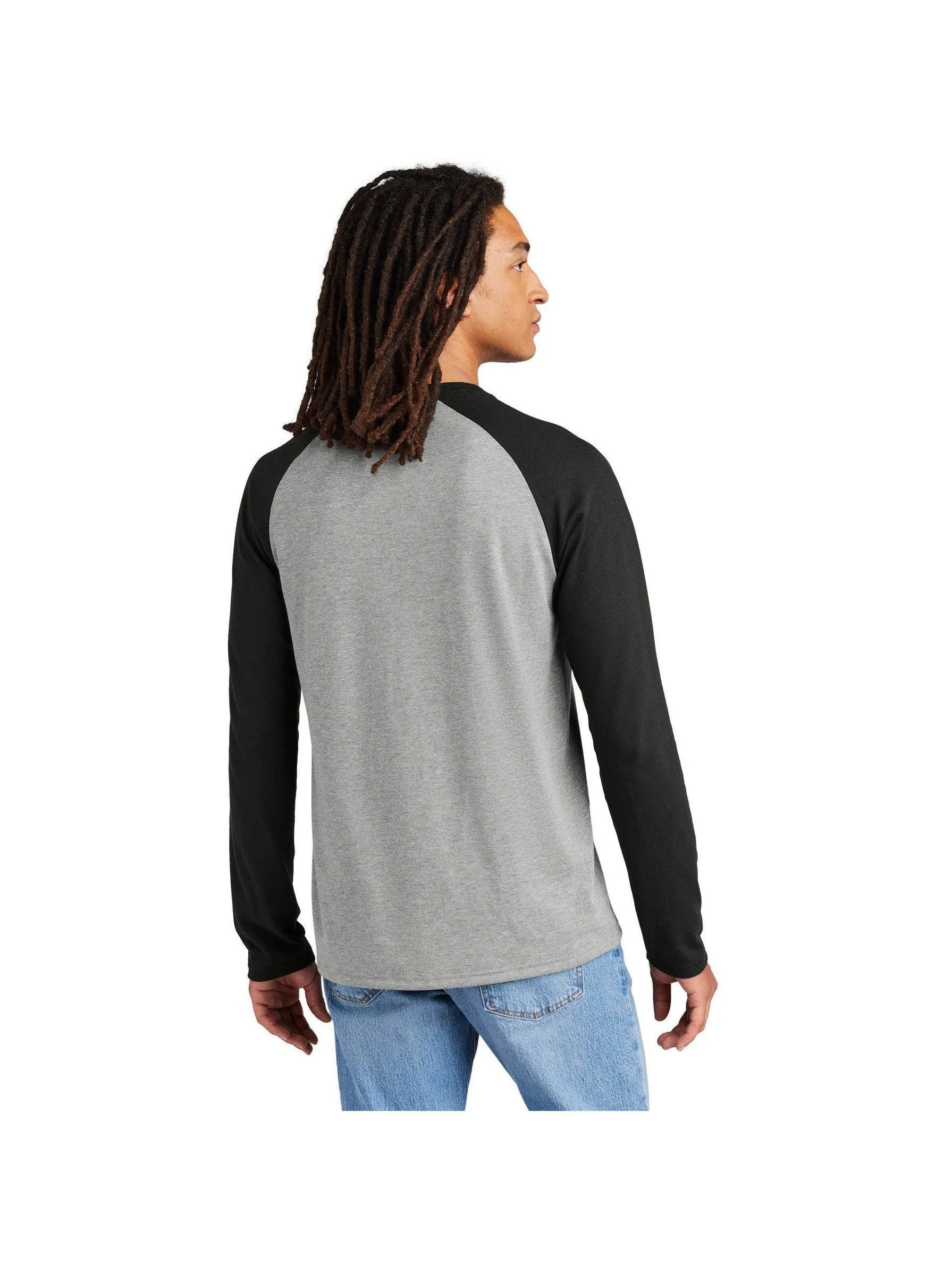 Allmade Unisex Tri-Blend Long Sleeve Colorblock Raglan