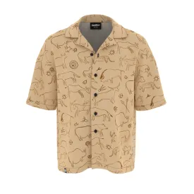 Ancient Times Oversized Button Shirt