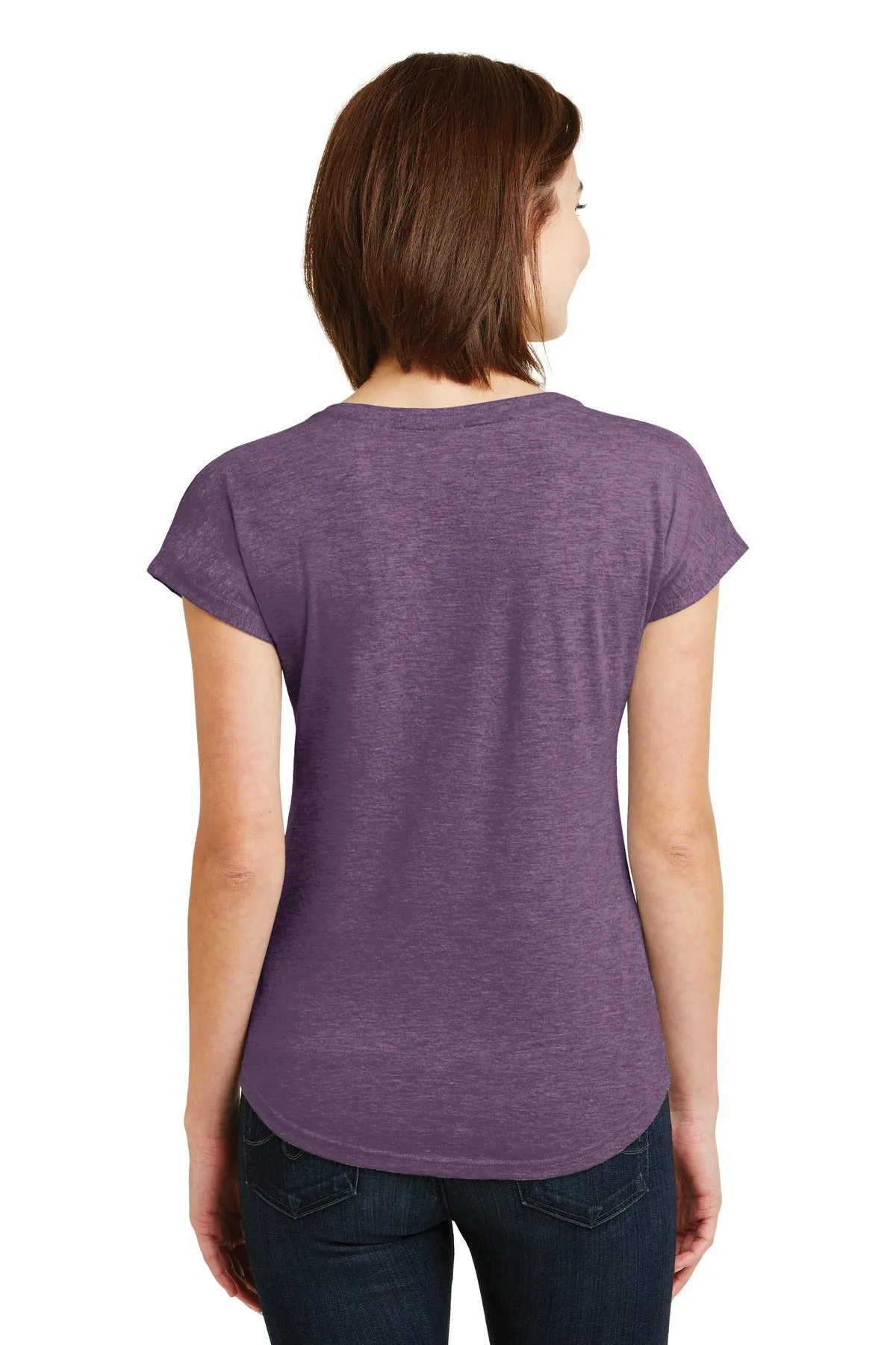 Anvil Ladies Tri-Blend V-Neck Tee. 6750VL