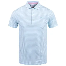 AP Mattr Traditions Polo Tropical Aqua/Bright White - SS23