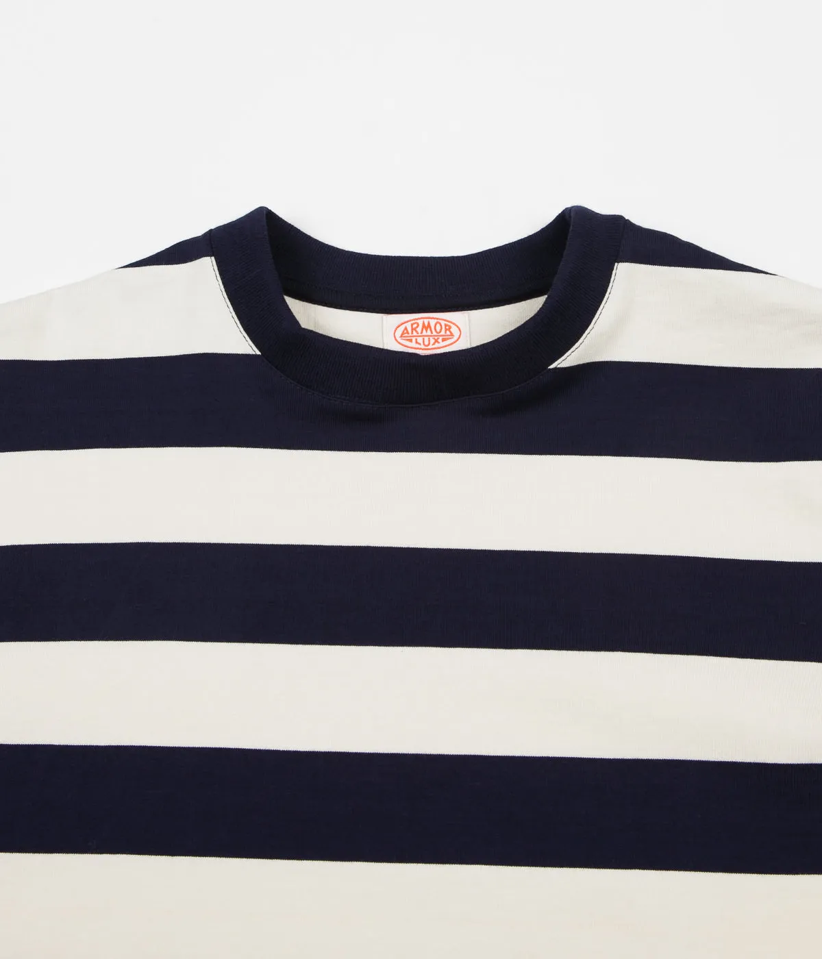 Armor Lux Heritage Stripe T-Shirt - Iroise / Nature