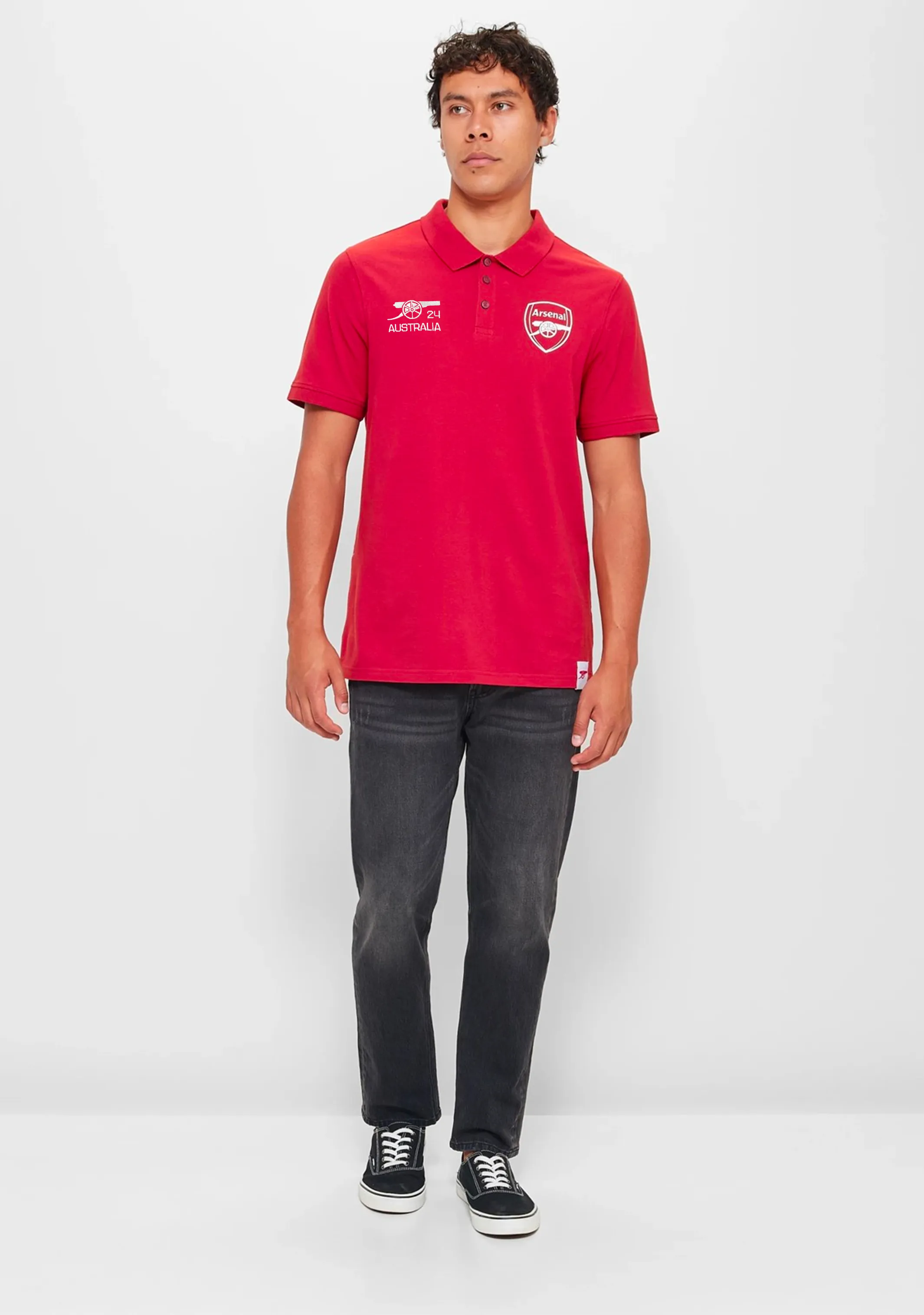 Arsenal FC Mens Polo Shirt 2024 <br> ARS037AA