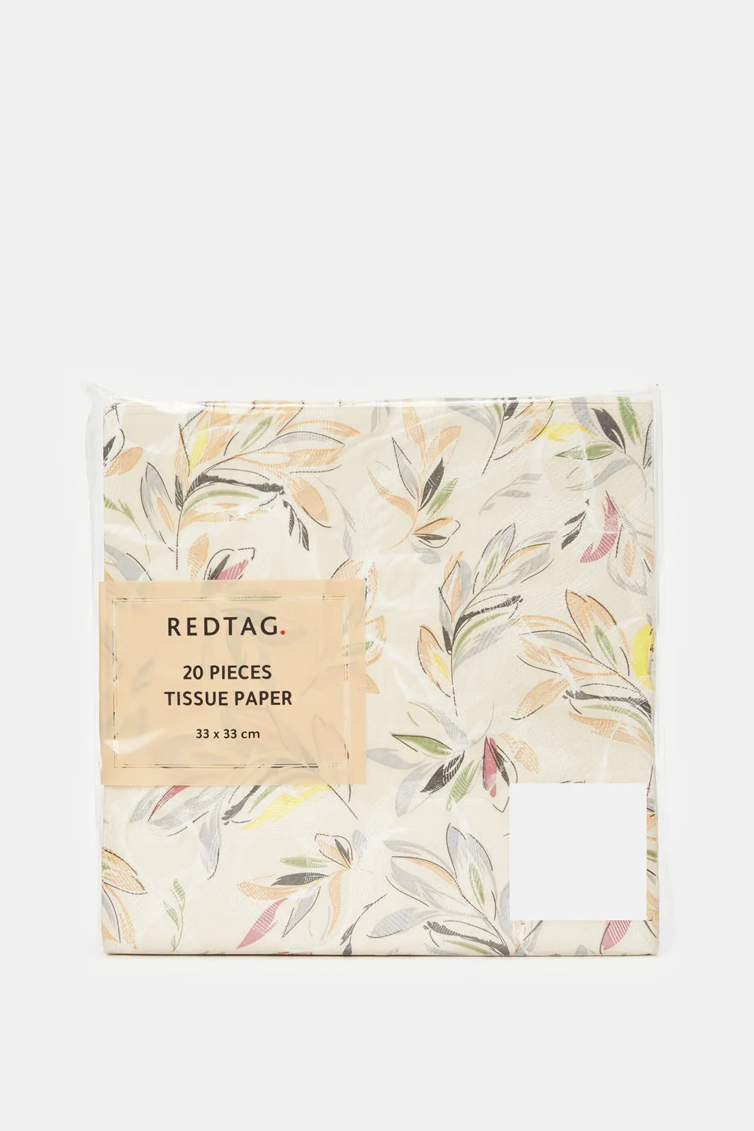 Assorted Leaf Floral Paper Napkins (20 Piece)