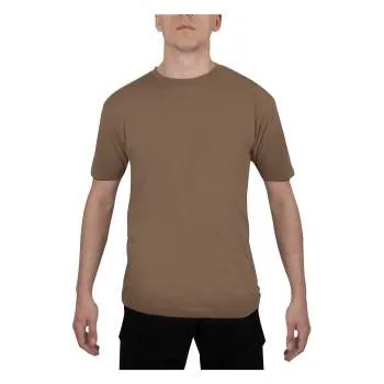 Athletic Fit Solid Color Military T-Shirt