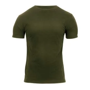 Athletic Fit Solid Color Military T-Shirt