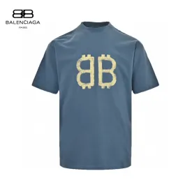 Balenciaga Double B Bitcoin T-Shirt (Blue)