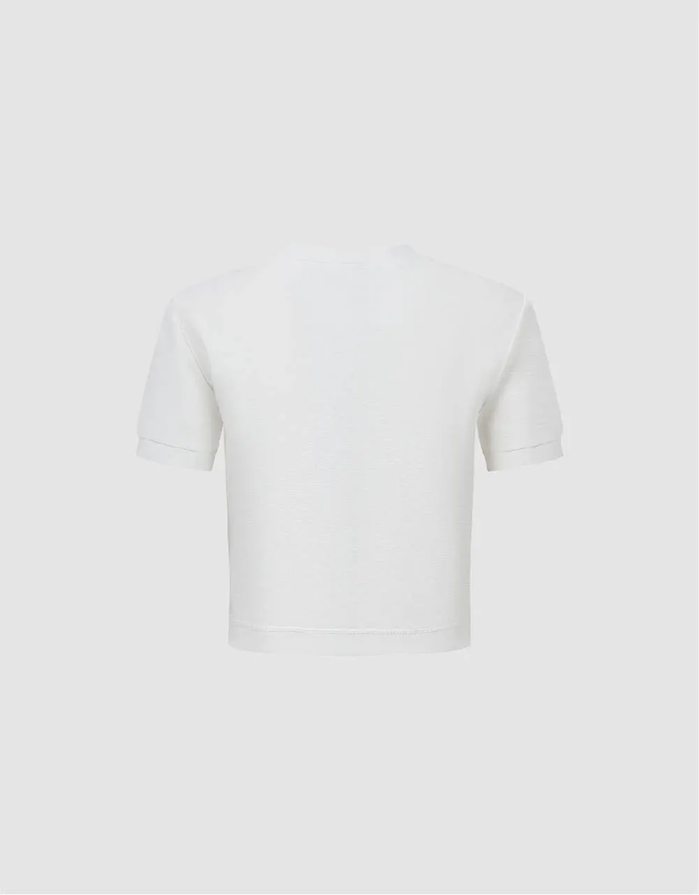 Basic Crew Neck Skinny T-Shirt