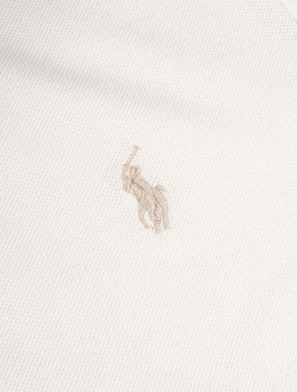 Basic Mesh Polo Antique Cream