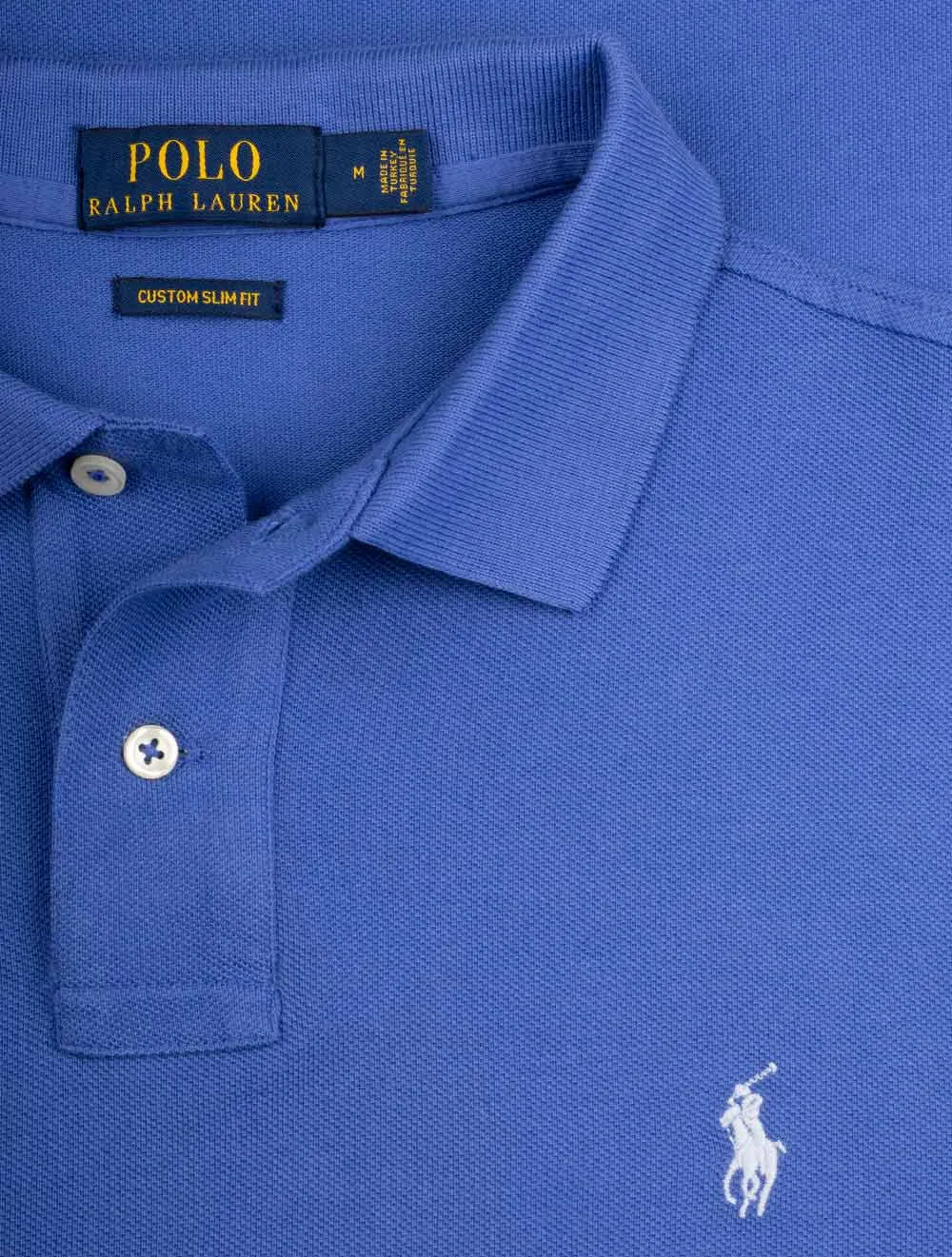 Basic Mesh Polo Blue