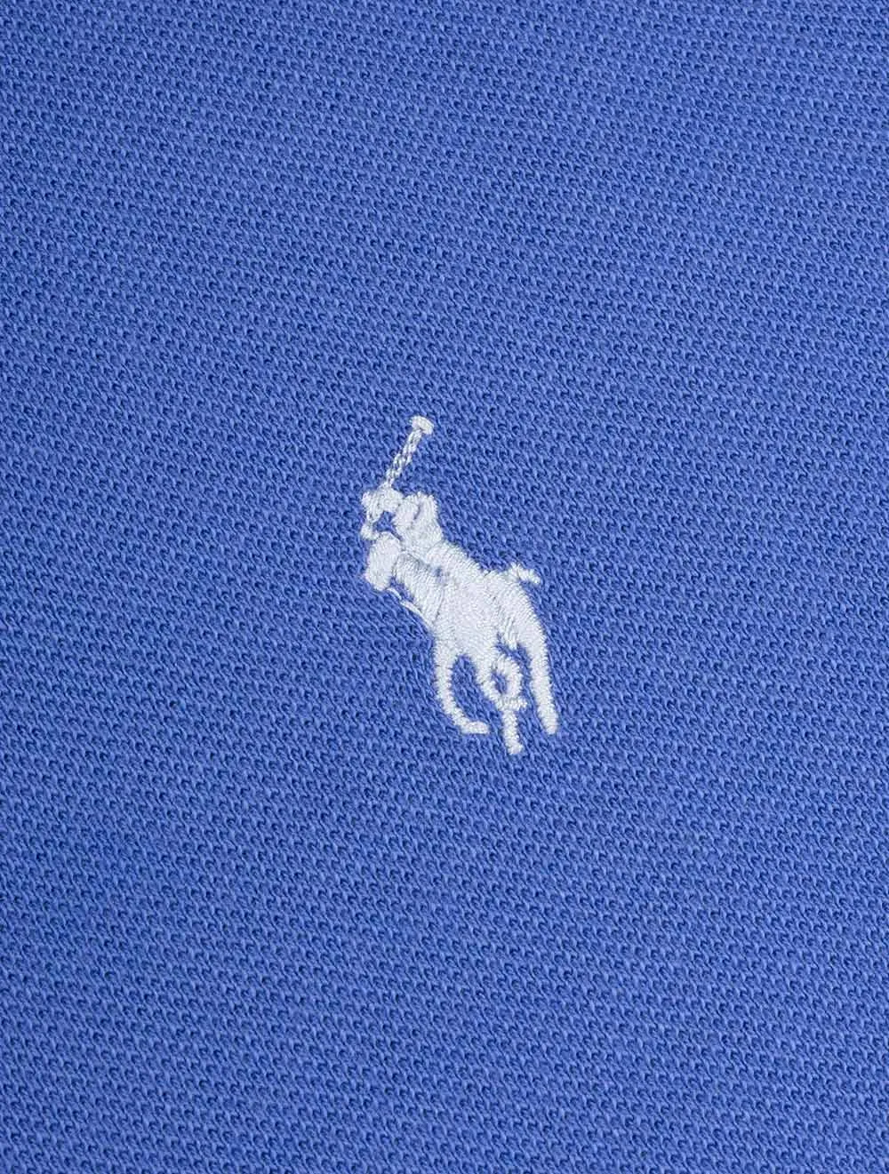 Basic Mesh Polo Blue