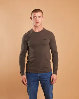 Basic Nilo  L/S Tee Peat Moss