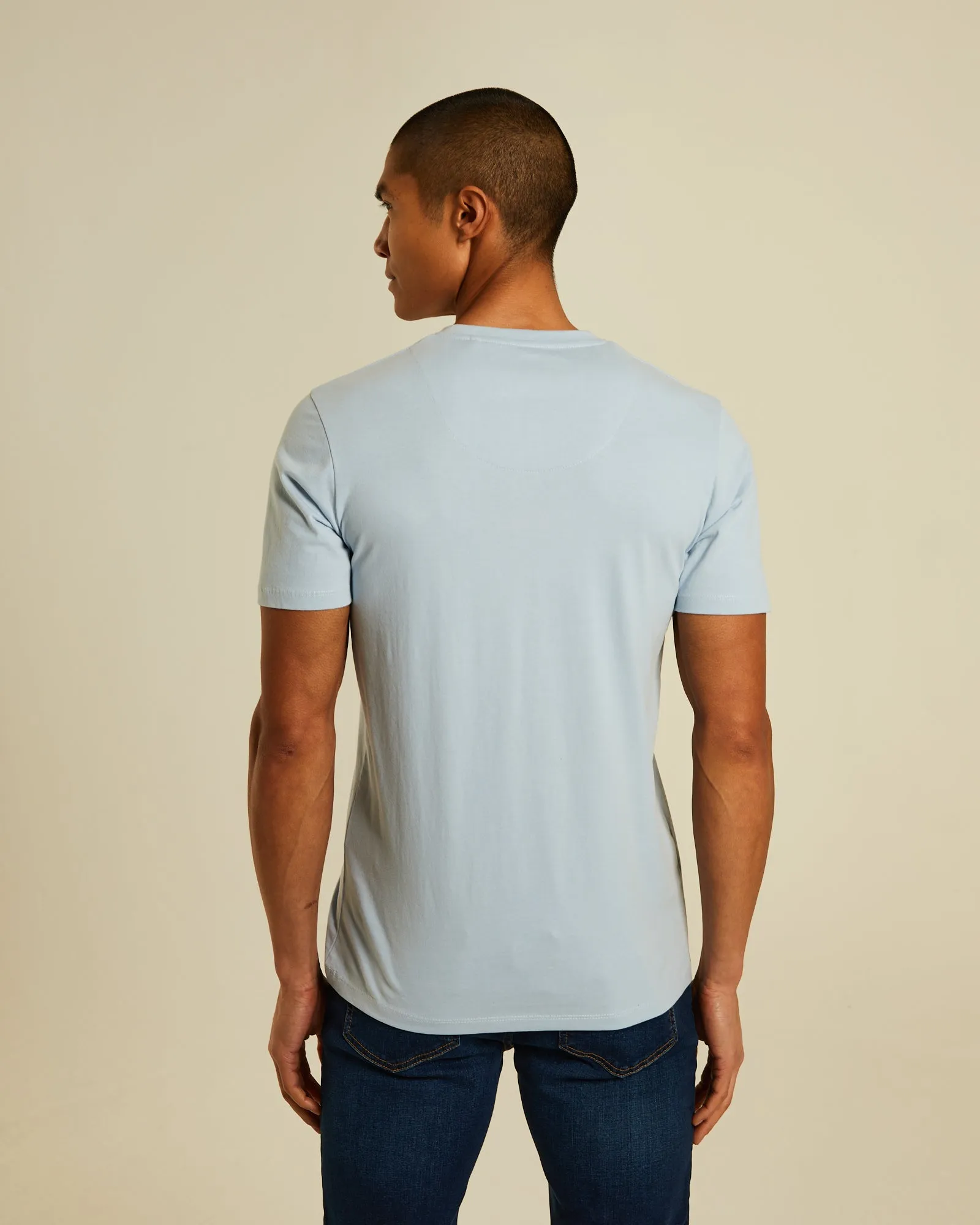 Basic Oakley V Neck Buoy Blue