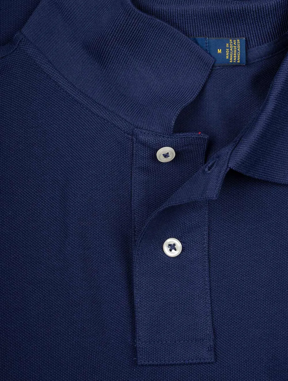 Basic Short Sleeve Polo Navy Blue