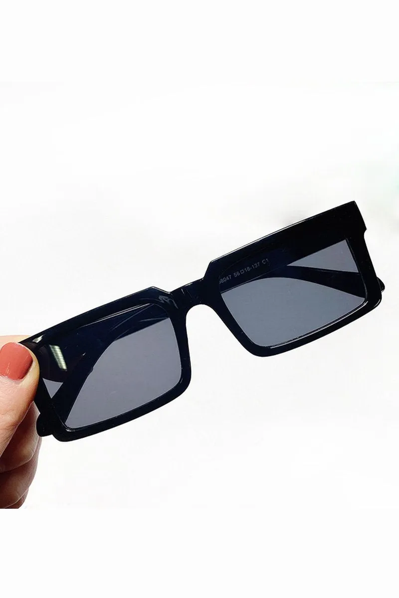 BASIC SIMPLE SQUARE SUNGLASSES