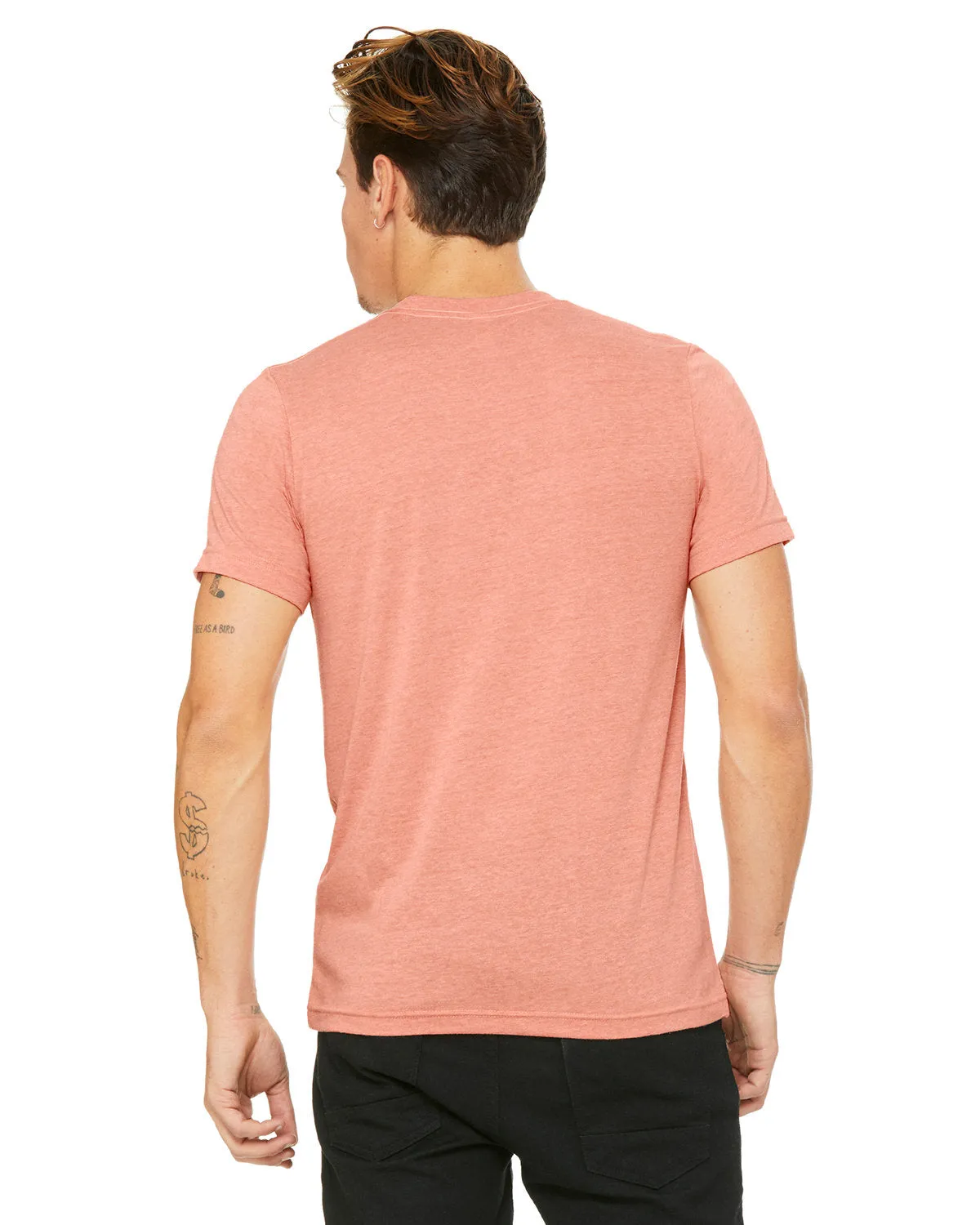 Bella   Canvas® 3001CVC Unisex Jersey T-Shirt, Heather Colors - Sample