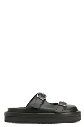 Belted Sandal Black