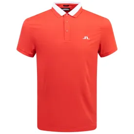 Benji Regular Fit Light Jersey Polo Bittersweet Red - SU24